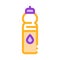 Water Bottle Sport Equipment Vector Thin Line Icon