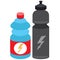 Water bottles for athletes, sports equipment