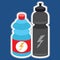 Water bottles for athletes, sports equipment