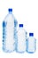 Water bottles isolated over white