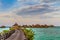 Water bungalows at Mabul Island - Borneo, Malaysia