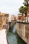 Water canal in Amposta, Spain