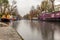 Water Canal and reflections in Little Venice in London