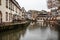 Water canal of Strasbourg, Alsace, France