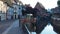 Water canal and traditional colorful houses, Colmar, Little Venice.