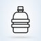 Water canteen line. vector Simple modern icon design illustration