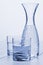 Water Carafe and Two Glasses