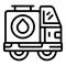 Water carrier icon outline vector. Tank reservoir