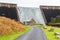 Water cascading down Avon Dam, Dartmoor