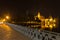 Water castle vajdahunyad budapest hungary at night