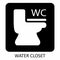 Water closet icon