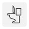 Water closet icon