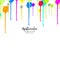 Water color paint brush bright colorful tone abstract texture background. EPs10 vector illustration graphic
