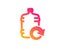 Water cooler bottle icon. Refill aqua sign. Vector