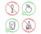 Water cooler, Champagne glass and Apple icons set. Whiskey glass sign. Office drink, Winery, Fruit. Vector
