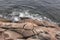 Water Crashing on Rocks Overhead