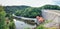 Water Dam by the Lesnianskie lake on the south of Poland.