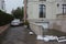 Water damaged car and flooded garage in the aftermath of Hurricane Sandy in Far Rockaway, New York