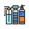 water different filtration filter color icon vector illustration