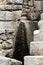 Water Drainage Stone Walls Machu Picchu Peru South America
