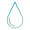 Water drop ecology icon