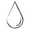 Water drop ecology icon