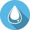 Water drop icon. Tear symbol