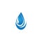 Water drop logo template illustration - Vector