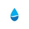 Water drop logo template illustration - Vector