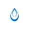 Water drop logo template illustration - Vector