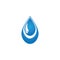 Water drop logo template illustration - Vector