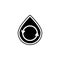 water, drop, revers icon. Simple glyph, flat vector of water icons for UI and UX, website or mobile application