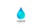 Water Droplet Drop Logo design vector template. Natural Mineral Aqua Drink Oil Liquid Energy Logotype concept icon