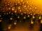 Water droplets with dark yelow-orange color