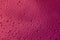 Water droplets on pink stainless stee  Background  wallpaper  patter.