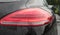 Water drops on car rear lights after anti rain protection coating stock photos