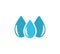 Water drops icon symbol