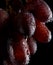 Water drops on juicy grape berries