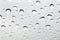 Water drops on mirror, water bubble drops wallpaper, rain drop on glass for background selective focus