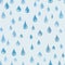 Water drops seamless pattern. Raindrop background. Rain texture