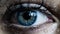 Water Drops Surrounding The Eye: A Photographic Portrait With Anamorphic Lens