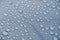 Water Drops Texture Background. Closeup Raindrop on Umbrella