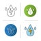 Water energy icon