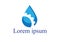 Water engineering idea logo water drop