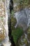 Water erosion in Maligne Canyon in the Rockies