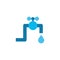 Water faucet flat style icon