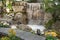 Water Feature with pond and flowers