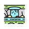 water features color icon vector illustration