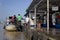 Water filling station on the Mekong river, Vietnam