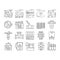 Water Filter Equipment Collection Icons Set Vector .